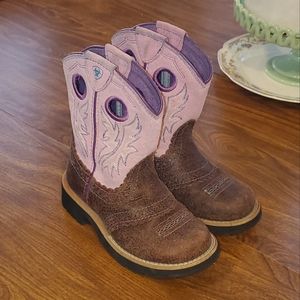 Little girl Ariate boots size 10.5